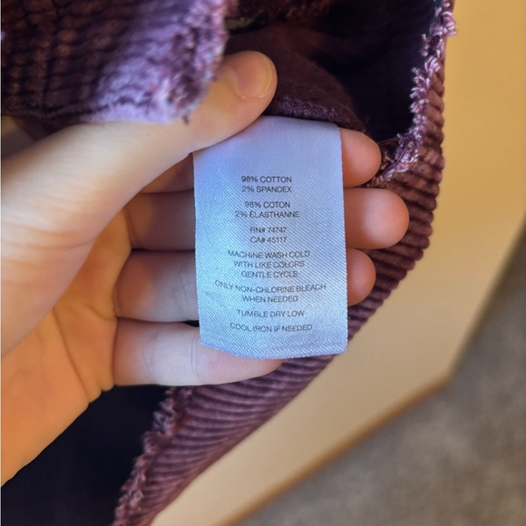 Purple velvet/corduroy jacket - Picture 7 of 9